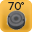 Obiettivo pin-hole 3.7 mm 70°